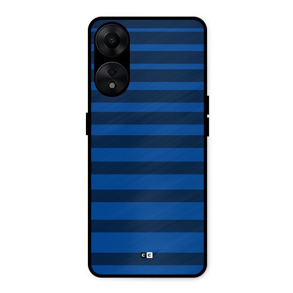 Chelsea Stripes Metal Back Case for Oppo A78 5G