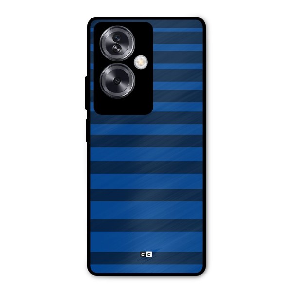 Chelsea Stripes Metal Back Case for Oppo A79 5G