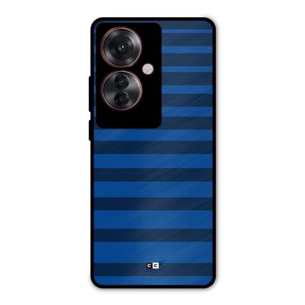 Chelsea Stripes Metal Back Case for Oppo F25 Pro