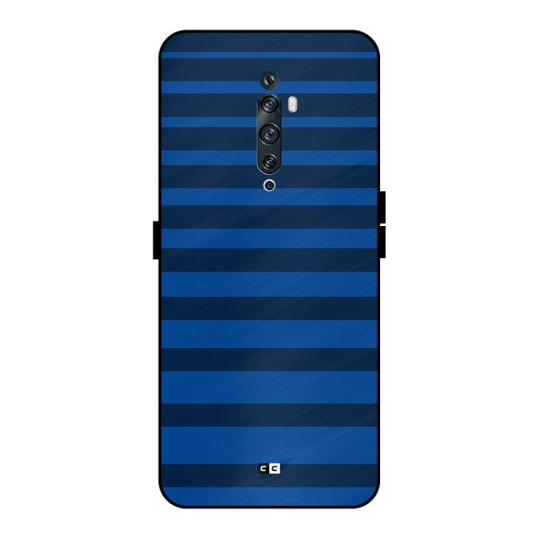 Chelsea Stripes Metal Back Case for Oppo Reno2 F