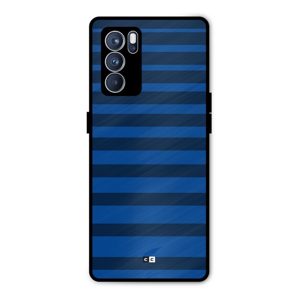 Chelsea Stripes Metal Back Case for Oppo Reno6 Pro 5G