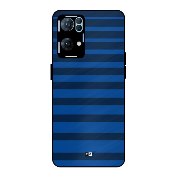 Chelsea Stripes Metal Back Case for Oppo Reno7 Pro 5G