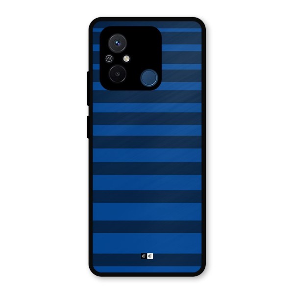 Chelsea Stripes Metal Back Case for Poco C55