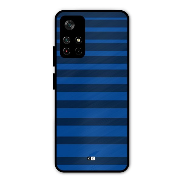 Chelsea Stripes Metal Back Case for Poco M4 Pro 5G