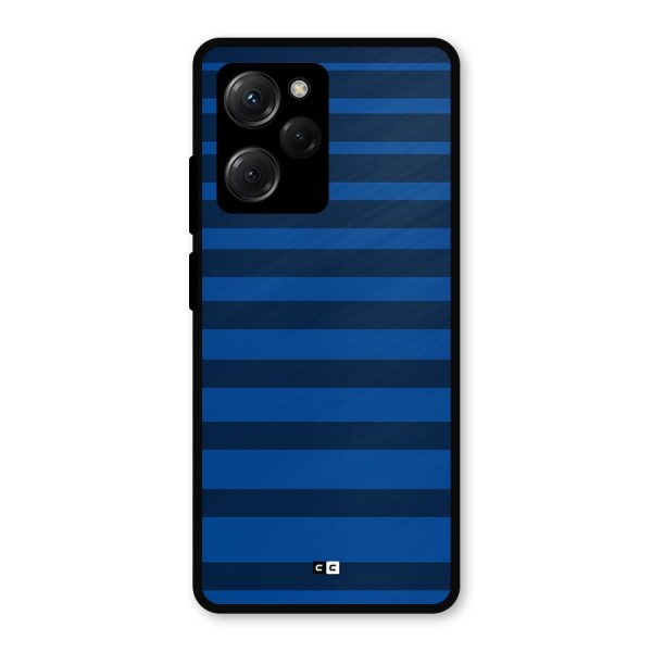 Chelsea Stripes Metal Back Case for Poco X5 Pro