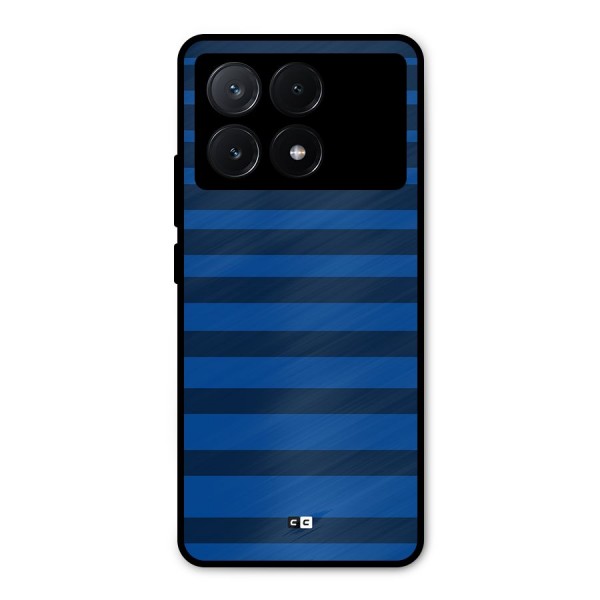 Chelsea Stripes Metal Back Case for Poco X6 Pro