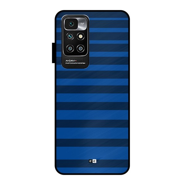 Chelsea Stripes Metal Back Case for Redmi 10 Prime