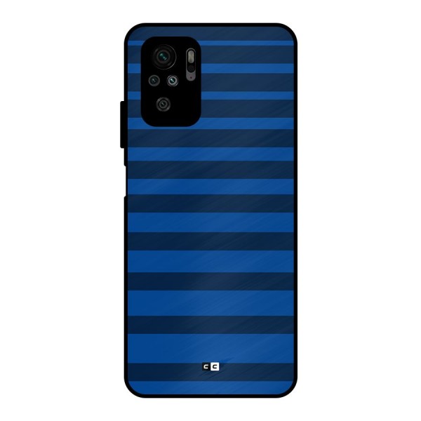 Chelsea Stripes Metal Back Case for Redmi Note 10