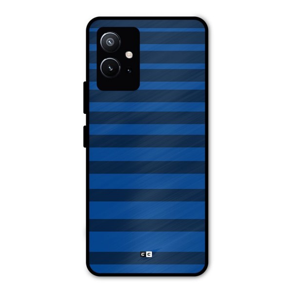 Chelsea Stripes Metal Back Case for Vivo T1 5G