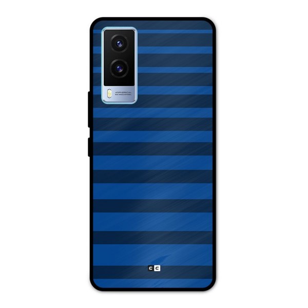 Chelsea Stripes Metal Back Case for Vivo V21e 5G