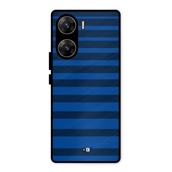 Chelsea Stripes Metal Back Case for Vivo V29e