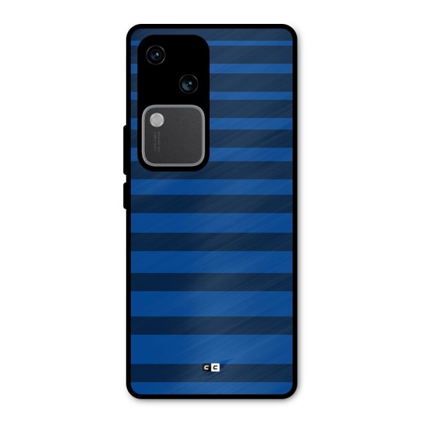 Chelsea Stripes Metal Back Case for Vivo V30