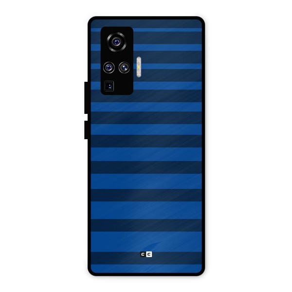 Chelsea Stripes Metal Back Case for Vivo X50 Pro