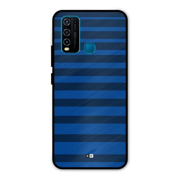 Chelsea Stripes Metal Back Case for Vivo Y30