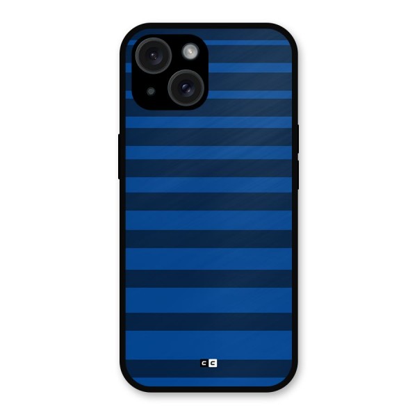 Chelsea Stripes Metal Back Case for iPhone 15