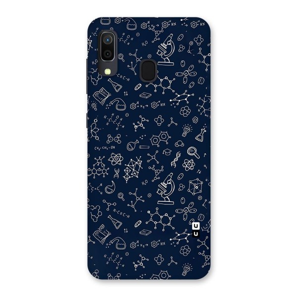 Chemistry Doodle Art Back Case for Galaxy A20