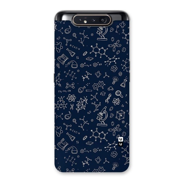 Chemistry Doodle Art Back Case for Galaxy A80