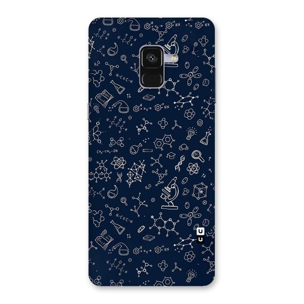 Chemistry Doodle Art Back Case for Galaxy A8 Plus