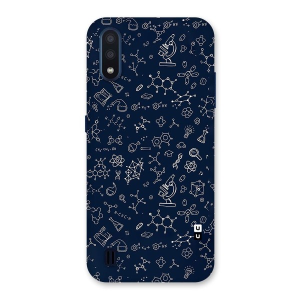 Chemistry Doodle Art Back Case for Galaxy M01