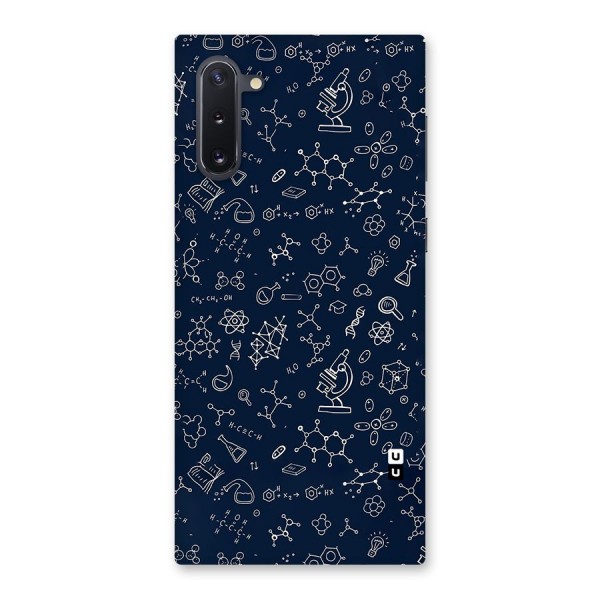 Chemistry Doodle Art Back Case for Galaxy Note 10