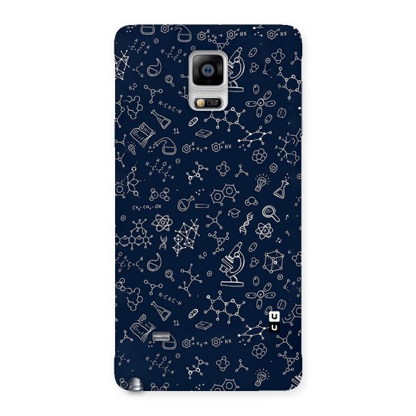 Chemistry Doodle Art Back Case for Galaxy Note 4