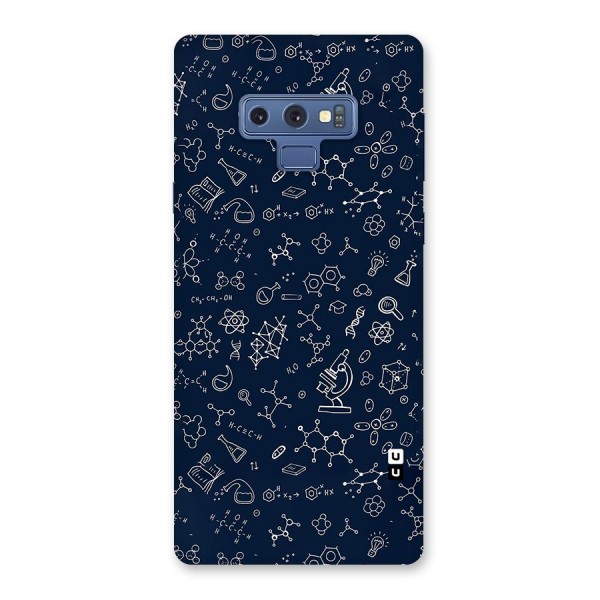 Chemistry Doodle Art Back Case for Galaxy Note 9