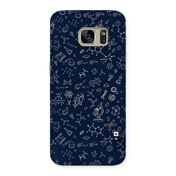 Chemistry Doodle Art Back Case for Galaxy S7