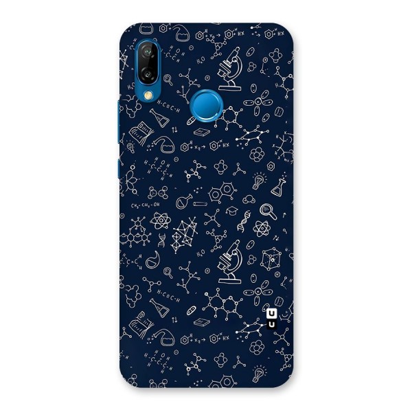 Chemistry Doodle Art Back Case for Huawei P20 Lite