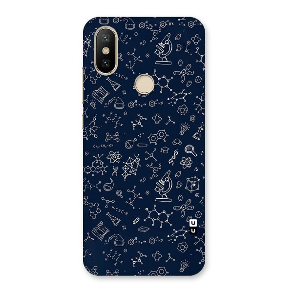 Chemistry Doodle Art Back Case for Mi A2