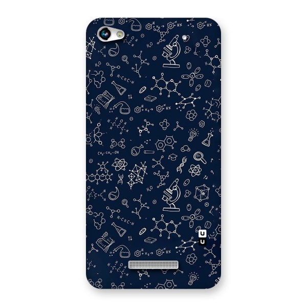 Chemistry Doodle Art Back Case for Micromax Hue 2