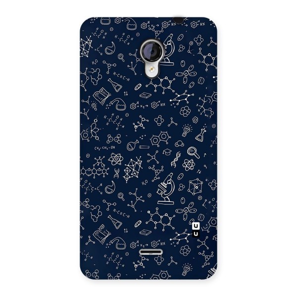 Chemistry Doodle Art Back Case for Micromax Unite 2 A106