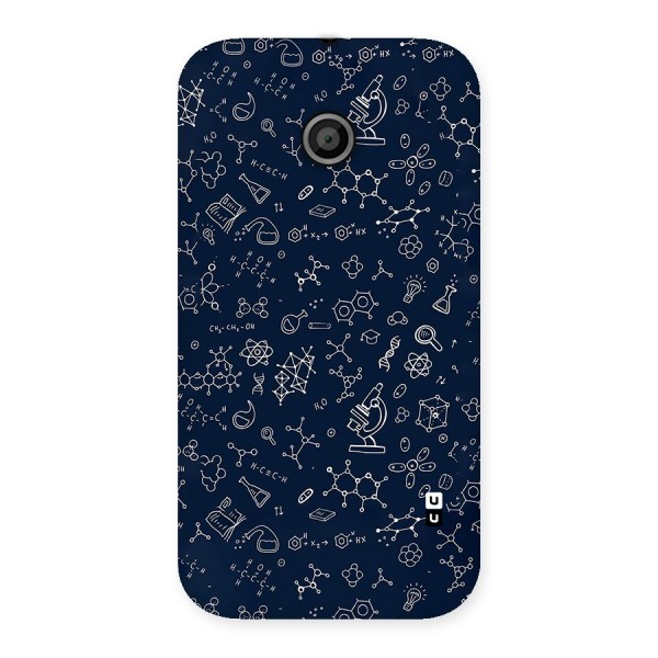 Chemistry Doodle Art Back Case for Moto E