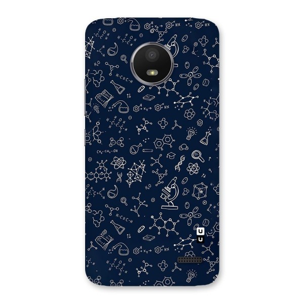 Chemistry Doodle Art Back Case for Moto E4