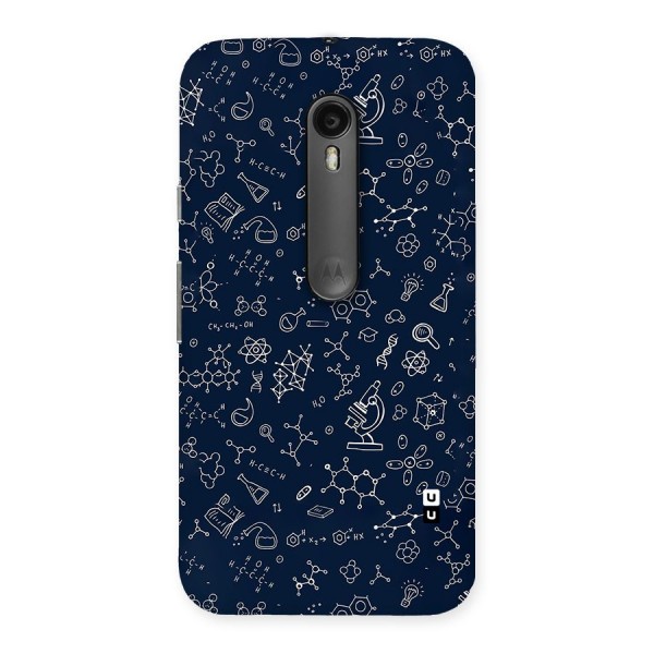 Chemistry Doodle Art Back Case for Moto G3