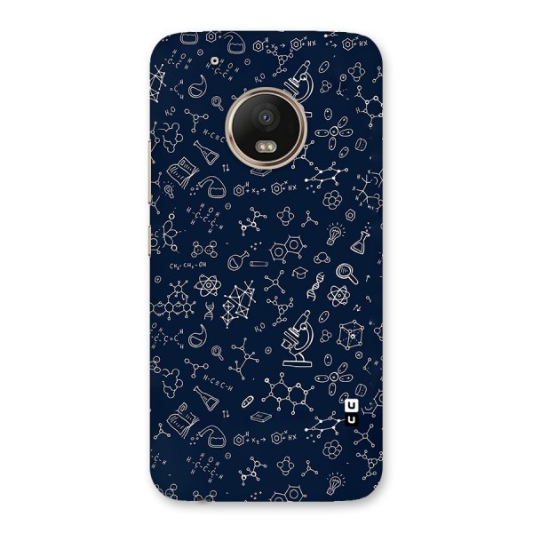 Chemistry Doodle Art Back Case for Moto G5 Plus