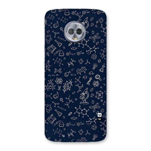 Chemistry Doodle Art Back Case for Moto G6