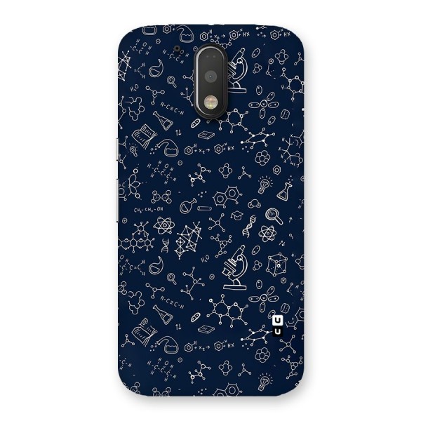 Chemistry Doodle Art Back Case for Motorola Moto G4