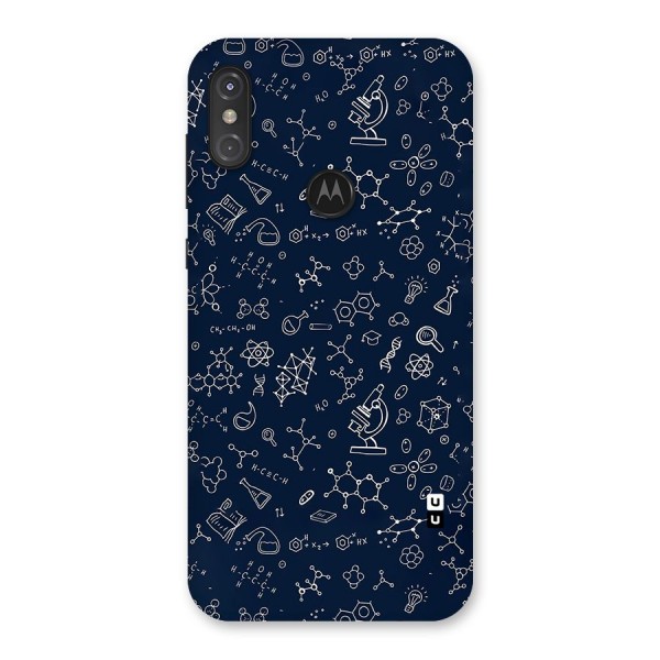 Chemistry Doodle Art Back Case for Motorola One Power