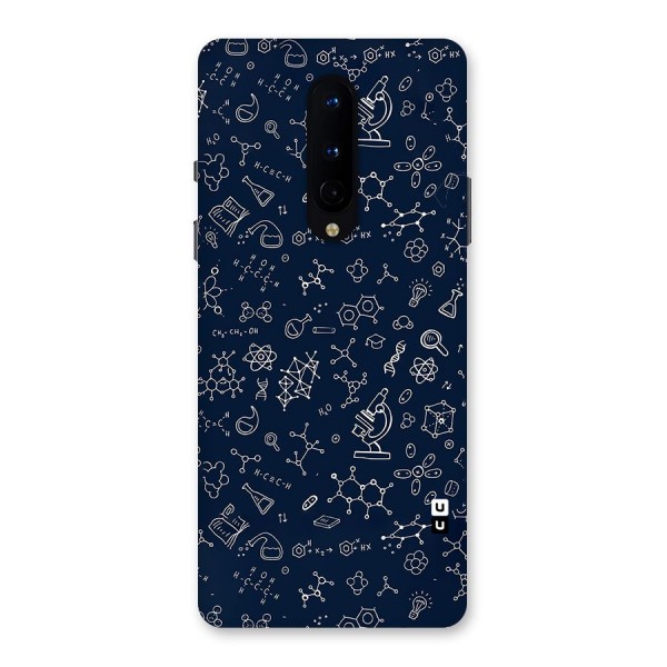 Chemistry Doodle Art Back Case for OnePlus 8