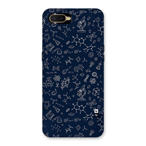 Chemistry Doodle Art Back Case for Oppo K1