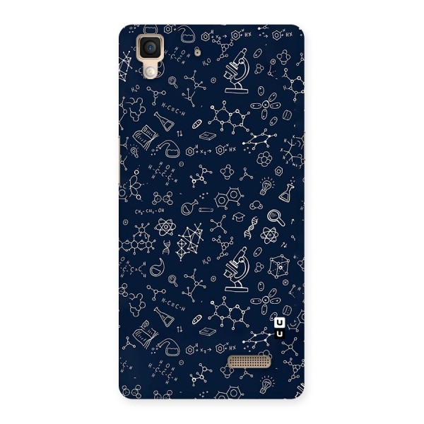 Chemistry Doodle Art Back Case for Oppo R7