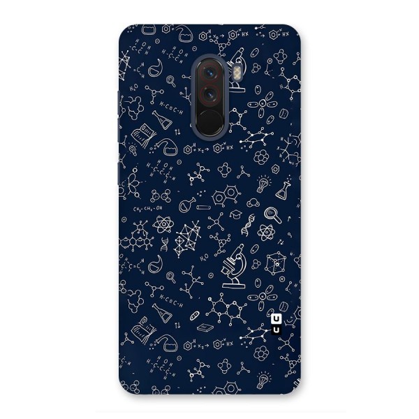 Chemistry Doodle Art Back Case for Poco F1