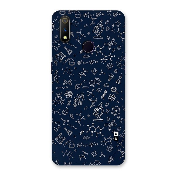 Chemistry Doodle Art Back Case for Realme 3 Pro