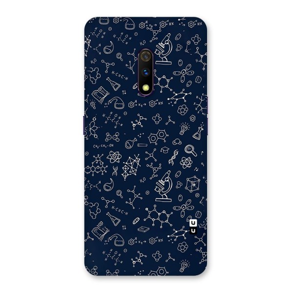 Chemistry Doodle Art Back Case for Realme X