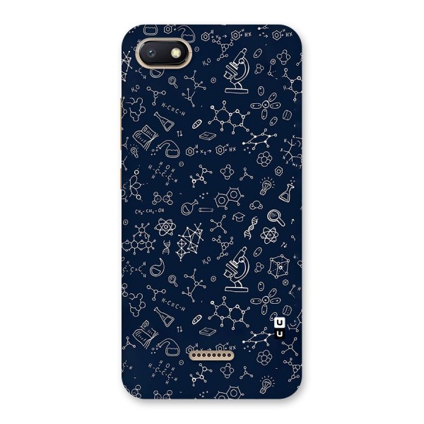 Chemistry Doodle Art Back Case for Redmi 6A