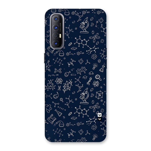 Chemistry Doodle Art Back Case for Reno3 Pro