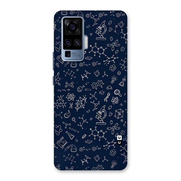 Chemistry Doodle Art Back Case for Vivo X50 Pro