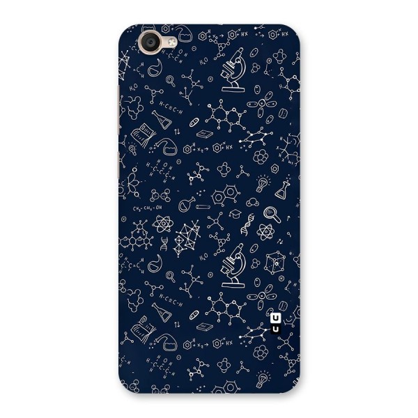 Chemistry Doodle Art Back Case for Vivo Y55