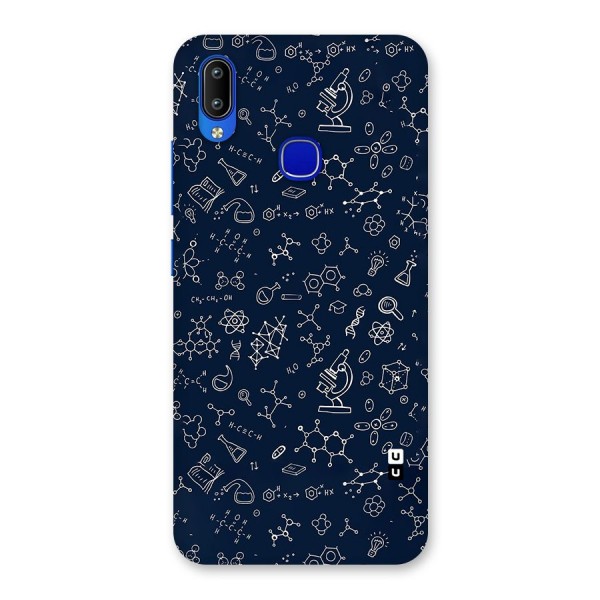 Chemistry Doodle Art Back Case for Vivo Y91