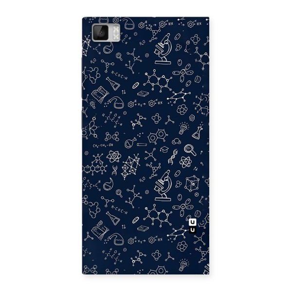 Chemistry Doodle Art Back Case for Xiaomi Mi3